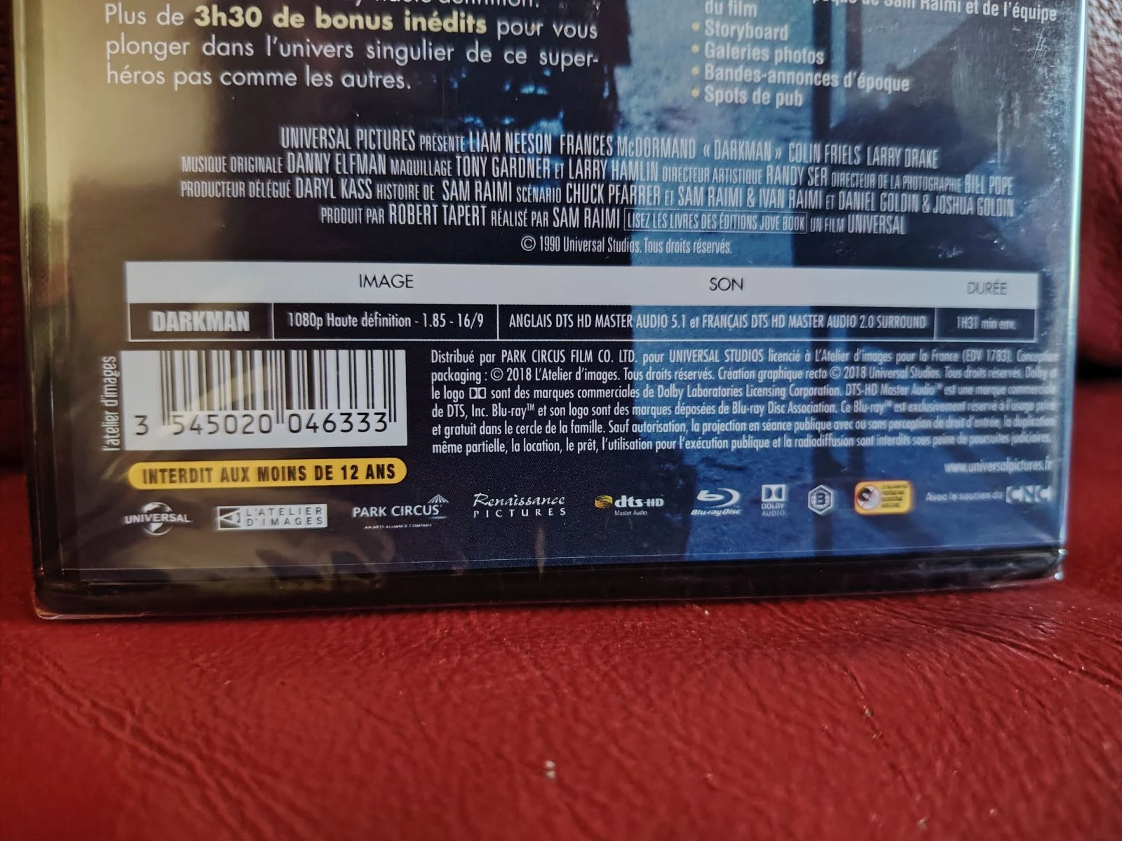 Darkman Sam Raimi Blu-ray – photo 3